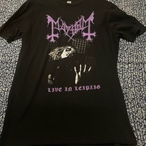 Mayhem Live in Leipzig Band Shirt